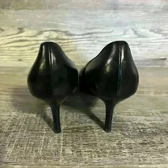 Narciso Rodriquez Black Pointed Toe Heels - Picture 2 of 11